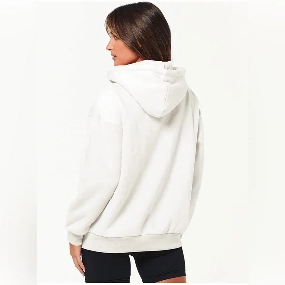 ANRABESS Women's Oversized Zip Up Hoodie Y2K Casual Drawstring Jacket NW… - Picture 3 of 10